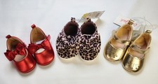 Lote de 3 pares de sapatos slip on bebê meninas gato e macaco vestir-se 9-12 meses  comprar usado  Enviando para Brazil
