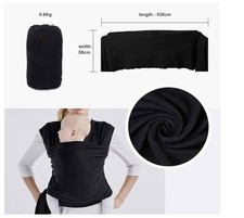 Babytragetuch schwarz baumwoll gebraucht kaufen  Maisach