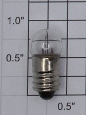 Lâmpada globo pequena transparente base parafuso 18 volts Lionel 1447 (24), usado comprar usado  Enviando para Brazil
