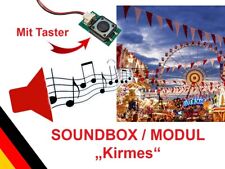 Soundbox Soundmodul KIRMES Rummel Modellbahn Sound mit Lautsprecher + Taster comprar usado  Enviando para Brazil