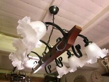 Lustre style rustique d'occasion  La Tour-du-Pin
