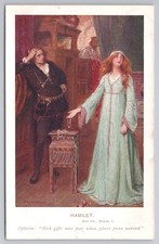 Vintage ophelia hamlet for sale  MANCHESTER