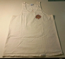 Regata Masculina - Key West - Vintage Branca Tamanho M - Logotipo Sol - Por Crazy Shirt comprar usado Regata Masculina - Key West - Vintage Branca Tamanho M - Logotipo Sol - Por Crazy Shirt comprar usado  Enviando para Brazil