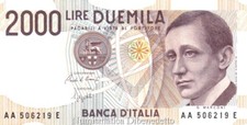 Repubblica 2000 lire usato  Barletta