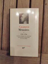 Casanova mémoires 1725 d'occasion  Le Muy