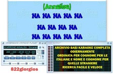 Basi karaoke midi usato  Alghero