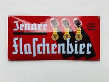 Emailschild jenaer flaschenbie gebraucht kaufen  Schiffweiler