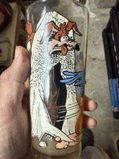 Copo de vidro vintage Roadrunner & Wiley coiote 1976 Looney Tunes Pepsi comprar usado  Enviando para Brazil