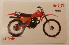 Usado, Cartão de jogo colecionável vintage 1980 Honda XR200 Dirt Trail Bike motocicleta comprar usado  Enviando para Brazil