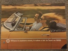 Mgb market brochure for sale  WEYMOUTH