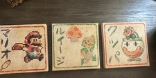 Nintendo Pyramid America Super Mario trabalho de arte em tela 6x6 conjunto de 3 comprar usado  Enviando para Brazil