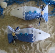 Patchwork fische blau gebraucht kaufen  Reinstorf