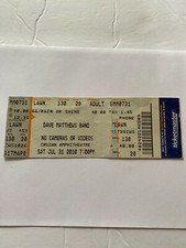 Unused ticket dave for sale  Boca Raton