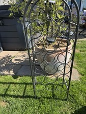 Metal freestanding wine for sale  HYTHE
