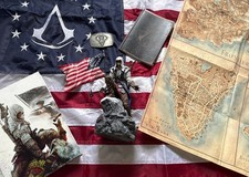 Usado, Lote Enorme -Assassins Creed 3 III Colecionadores Estátua Connor- Guia - Fivela-bandeira ++ comprar usado Usado, Lote Enorme -Assassins Creed 3 III Colecionadores Estátua Connor- Guia - Fivela-bandeira ++ comprar usado  Enviando para Brazil