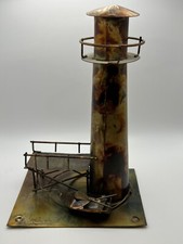 Usado, Caixa de música Gorge Imports farol + barco a remo cobre, Berkeley Designs comprar usado  Enviando para Brazil