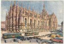 Milano duomo illustratore usato  Isola Vicentina