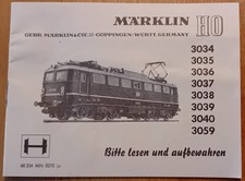 Märklin beschreibung anleitun gebraucht kaufen Märklin beschreibung anleitun gebraucht kaufen  Asperg