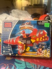 Antigo MEGA BLOKS Power Rangers DinoThunder TYRANNOZORD 5736 NOS LACRADO 40 Peças comprar usado  Enviando para Brazil