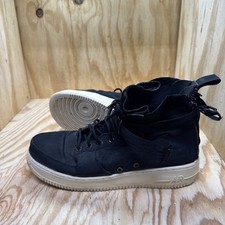 Usado, Tênis de basquete Nike SF Air Force 1 Mid masculino 10.5 sola de goma com zíper com cadarço comprar usado  Enviando para Brazil