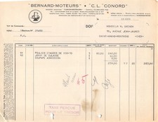 1938 bernard moteurs d'occasion  France
