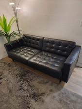 Ikea black leather for sale  Reseda