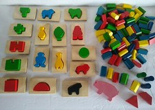 Wooden blocks animals for sale  Aztec