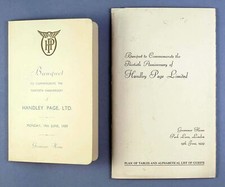 Handley page 30th for sale  LONDON