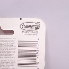 (6 peças) gancho adesivo 3M Command transparente 2 lb 17091CLR-6ES comprar usado (6 peças) gancho adesivo 3M Command transparente 2 lb 17091CLR-6ES comprar usado  Enviando para Brazil