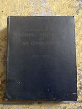 Handbook of Heating, Ventilating and Air Conditioning, Porges, J. 1942 1st Ed segunda mano  Embacar hacia Mexico