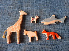 Holztiger tiere konvolut gebraucht kaufen  Halle