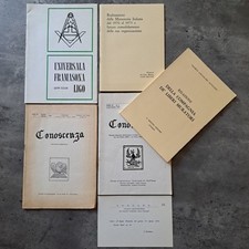 Massoneria documenti riviste usato  Firenze