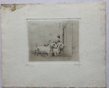 Vintage etching terriers for sale  UK