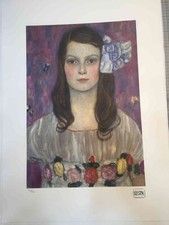 Gustav Klimt Lithography off set cm 50x70 signing on plate with certificate, usado comprar usado  Enviando para Brazil
