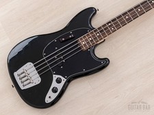 1976 Fender Mustang Baixo Vintage Baixo Escala Curta Preto 100% Original com Estojo comprar usado  Enviando para Brazil