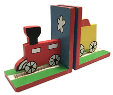 Wood train bookends for sale  Scranton