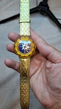 Vintage Swatch Scuba SDK112 Golden Island Relógio Quartzo 1992 200M Resistente à Água comprar usado  Enviando para Brazil