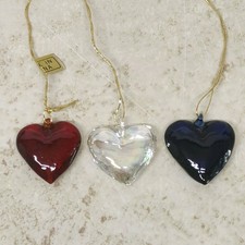 Glass heart ornament for sale  Vancouver