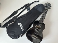 Tiger black ukulele for sale  LEEDS