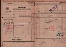Frachtbrief 1927 nietert gebraucht kaufen  Leipzig