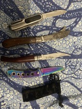 Lot anciens couteaux d'occasion  Juziers