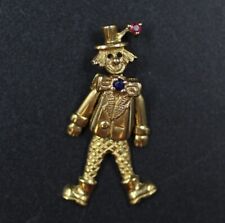 9ct gold pendant clown for sale  LEEDS