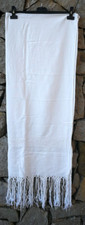Usado, Linen Bath Towel Vintage Embroidered Hand Knot Fringed Guest Italian Sardegna comprar usado  Enviando para Brazil