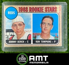1968 Topps Reds RC Stars Johnny Bench Ron Tompkins Cincinnati Reds comprar usado  Enviando para Brazil