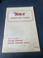 Genuine bsa instruction for sale  ELY
