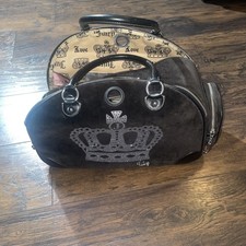 Bolsa de viagem Juicy Couture marrom veludo para animais de estimação cães pequenos gatos comprar usado Bolsa de viagem Juicy Couture marrom veludo para animais de estimação cães pequenos gatos comprar usado  Enviando para Brazil
