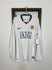 Camisa de futebol Manchester United Away 2008 futebol Nike manga longa rara masculina GG comprar usado  Enviando para Brazil