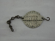 Plaque identité individuelle d'occasion  Châtellerault