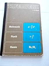Ddr schulbuch tafelwerk gebraucht kaufen  Erfurt