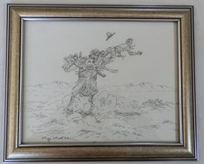 original ink framed drawing for sale original ink framed drawing for sale Twin Bridges